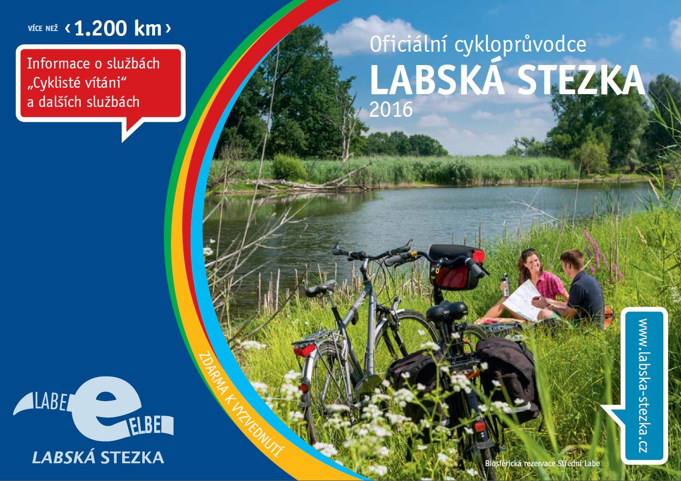 Vyšel Oficiální česko-německý cykloprůvodce LABSKÁ STEZKA 2016 