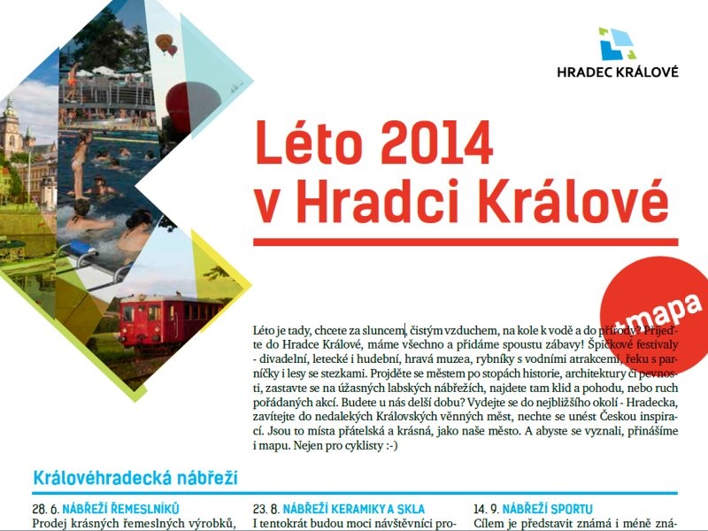 Léto 2014 v Hradci Králové - turistický speciál ke stažení